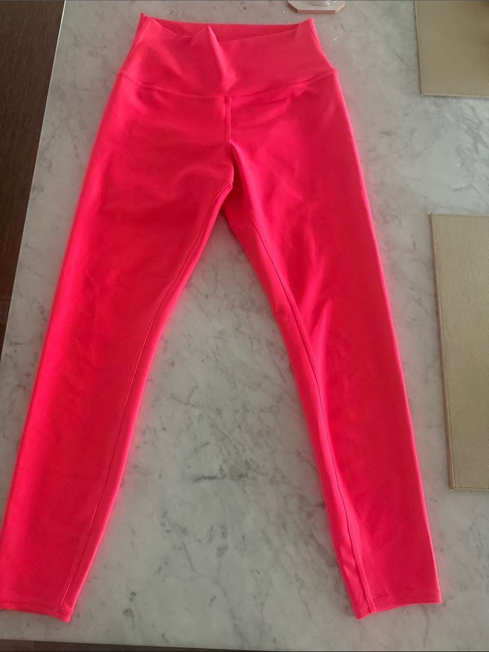 ALO Yoga Neon Pink High-Rise Leggings